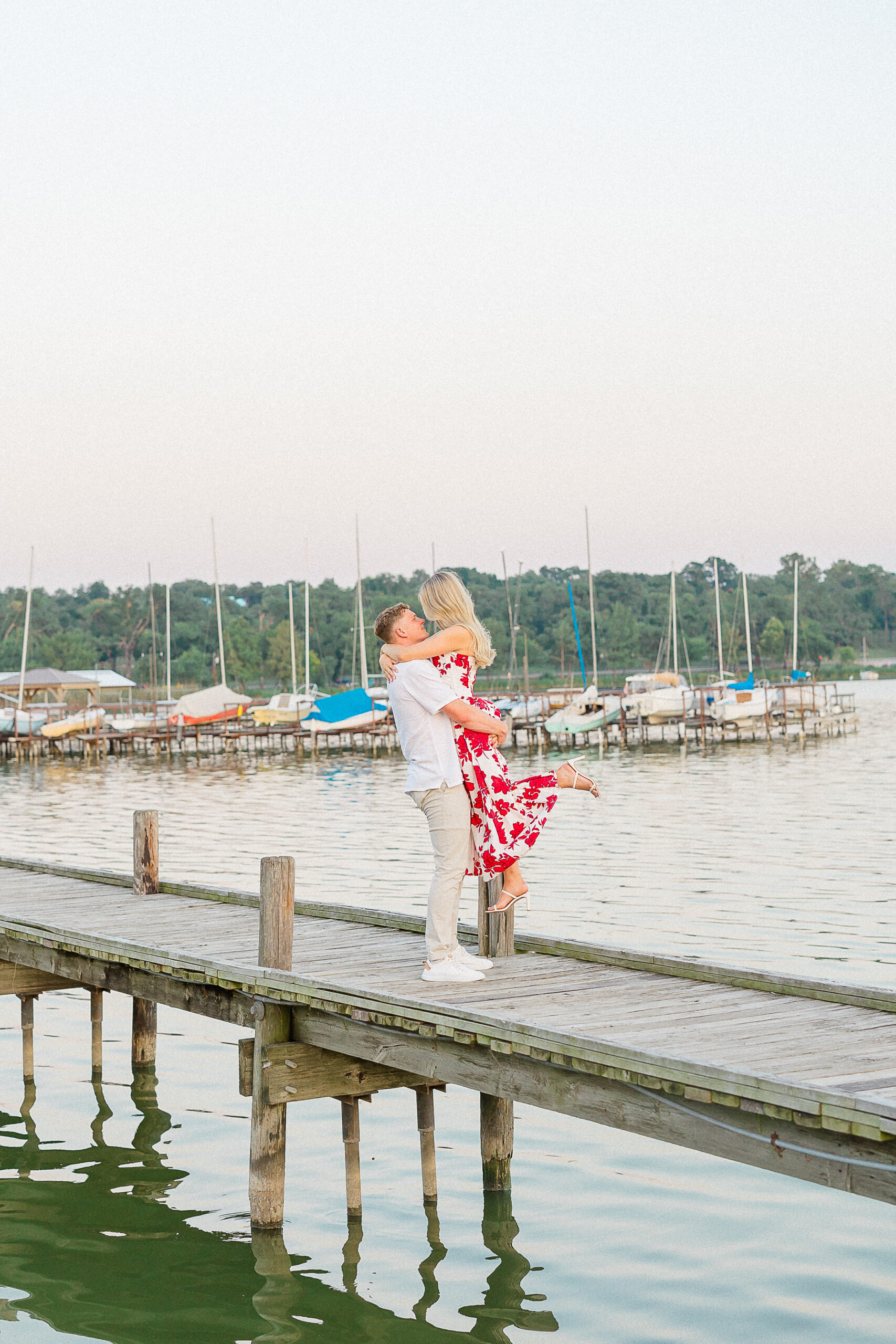 Saige & Carson's Engagement Session at White Rock Lake | Dallas Wedding Photographer