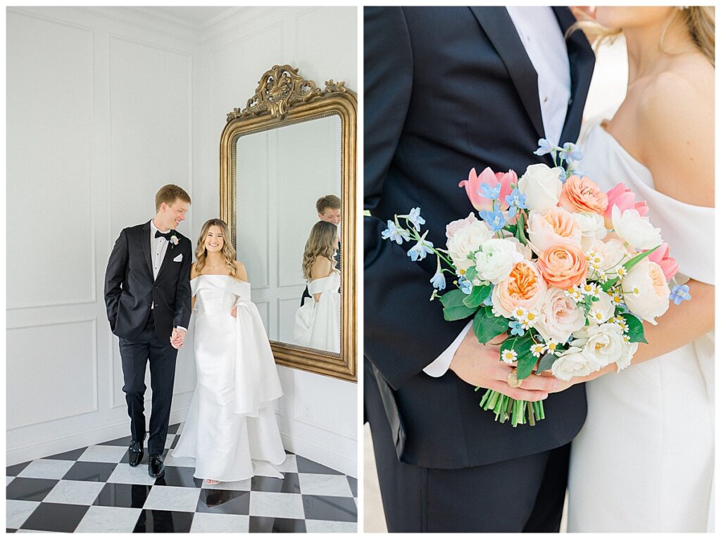 Allison and John's spring wedding at The Nest at Ruth Farms | Foxbelle Weddings