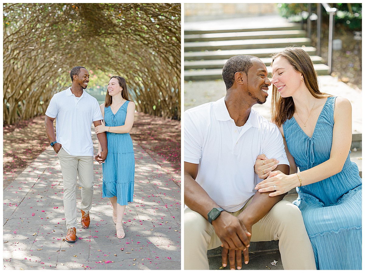 Catherine & Daniel's Engagement Session at The Dallas Arboretum | Dallas Wedding Photographer