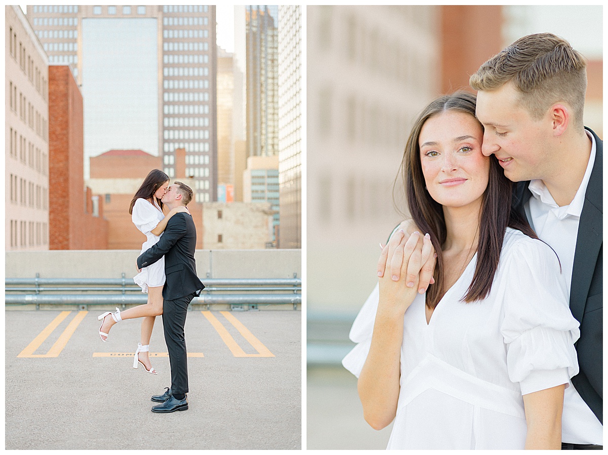 Addie and Jarrett's downtown dallas engagement session | Dallas Wedding Photographer