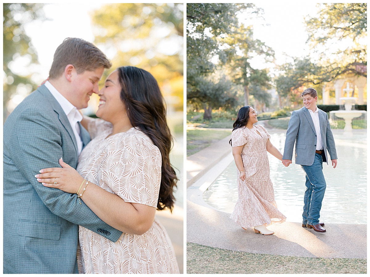 Haylie & Garrett’s Joyful Engagement Session at Flippen Park | Dallas Wedding Photographer