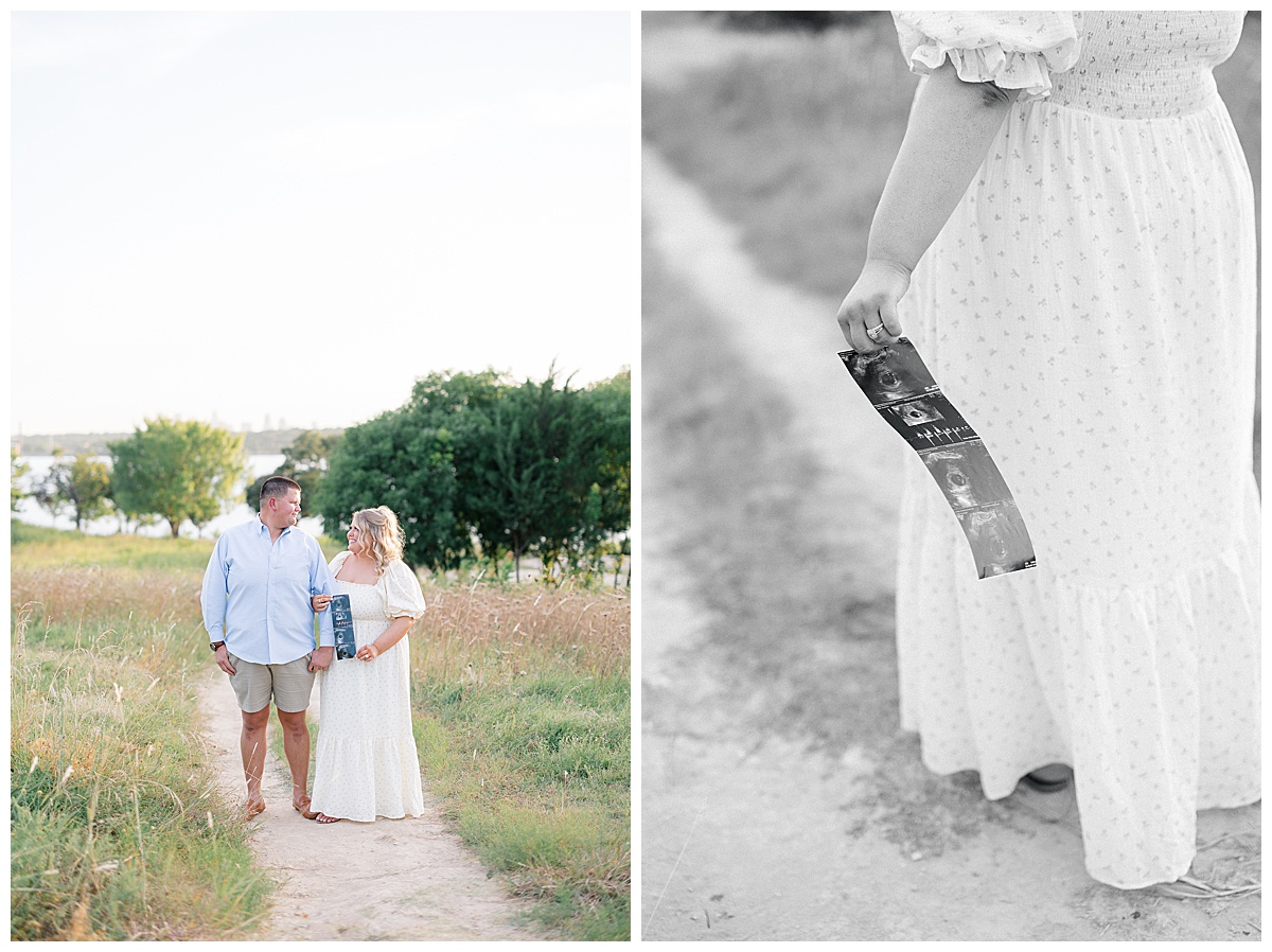 Alex & Colton’s Baby Announcement Session at White Rock Lake | Dallas Family Photographer