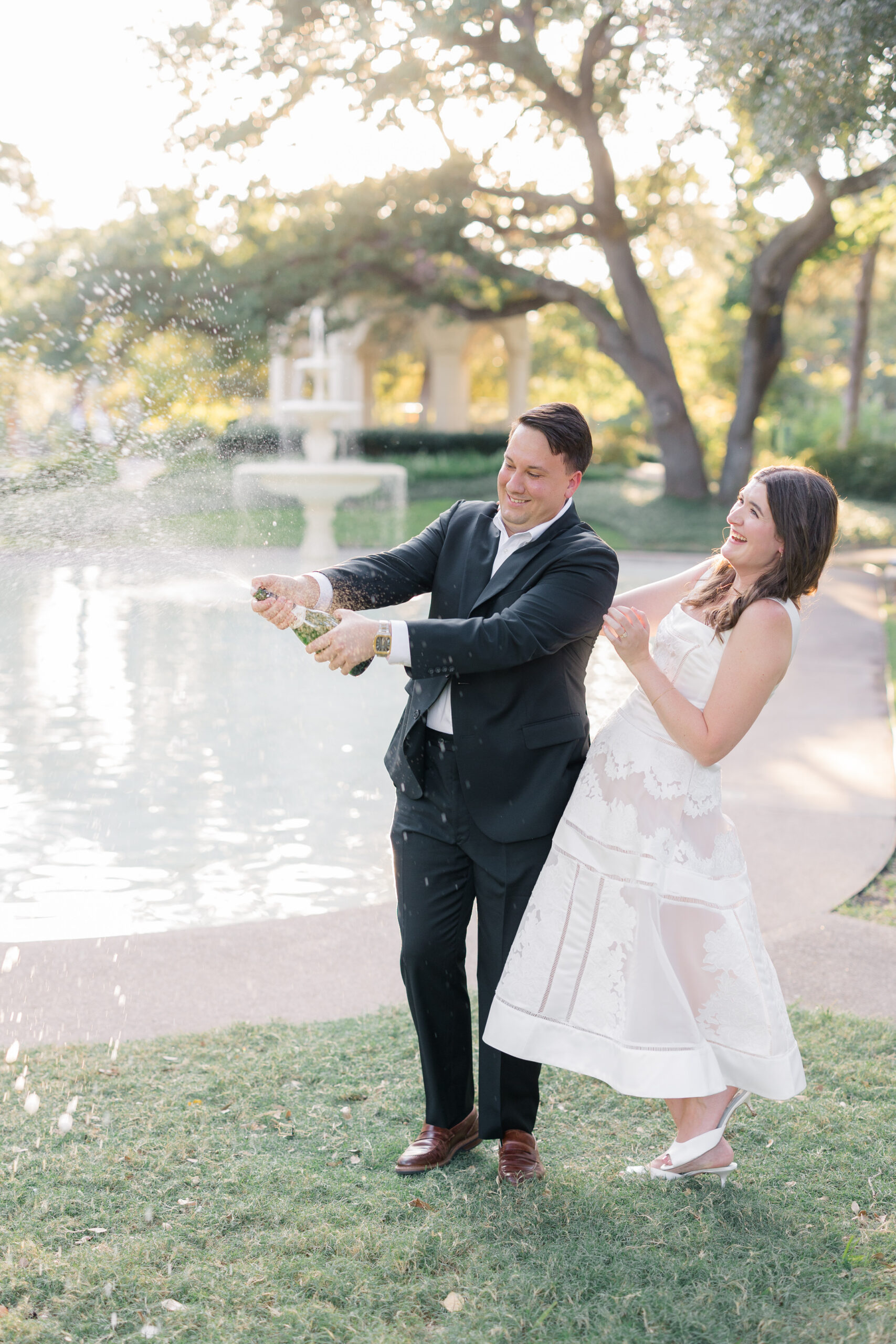 April & Jonathan’s Flippen Park Engagement Session | Dallas Wedding Photographer