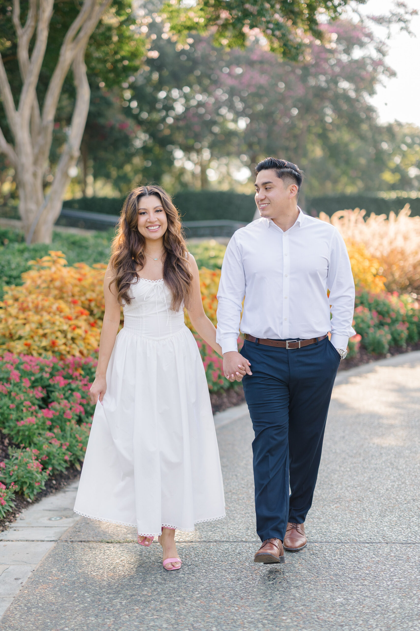 Ariana & Jose's Engagement at the Dallas Arboretum | Dallas Wedding Photographer