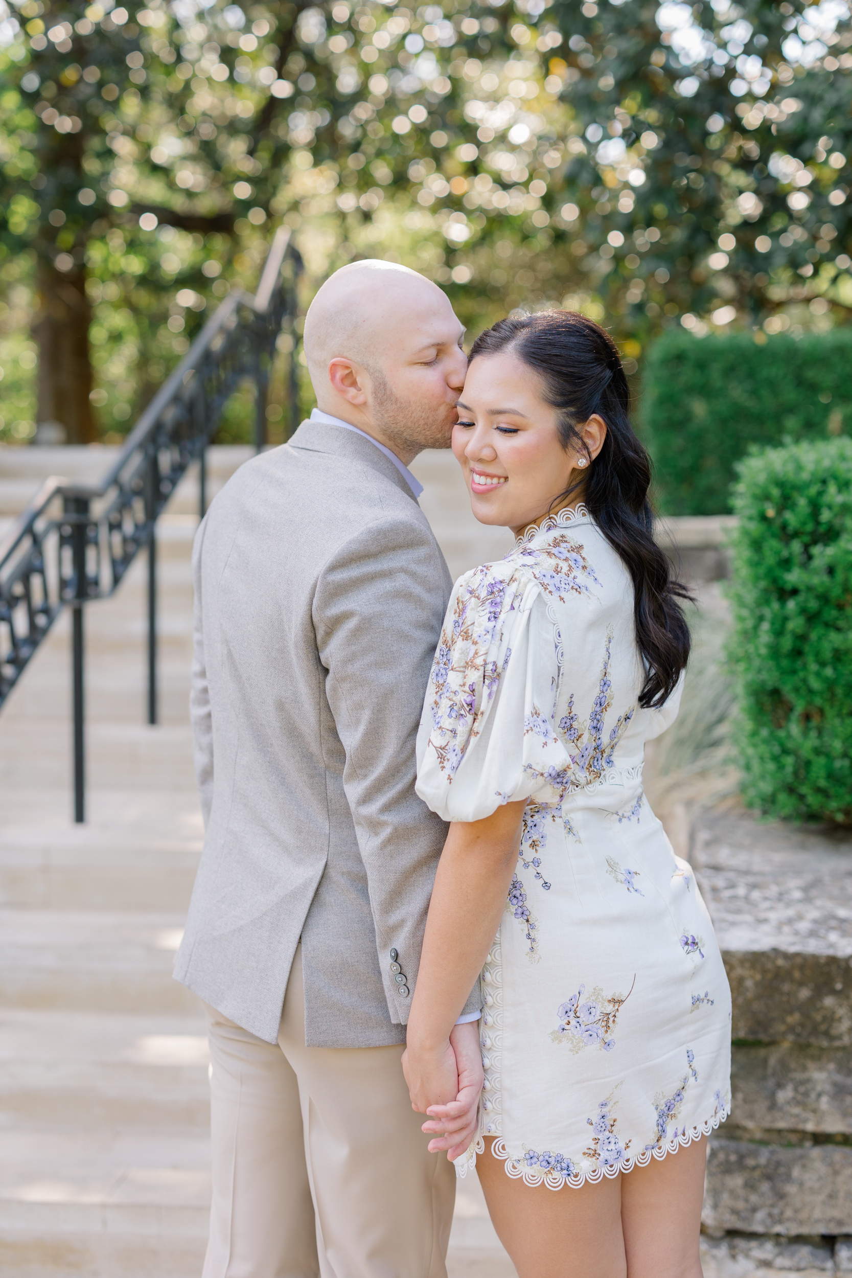 Kristin & Peyton's Engagement at the Dallas Arboretum | Dallas Wedding Photographer